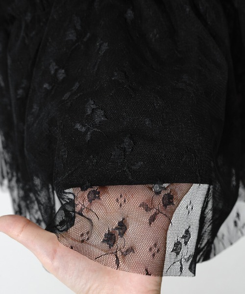 flower（フラワー）の「ブロッサムチュールスカート（スカート・レディース・アイボリー/ブラック・FREE）」の14枚目の写真