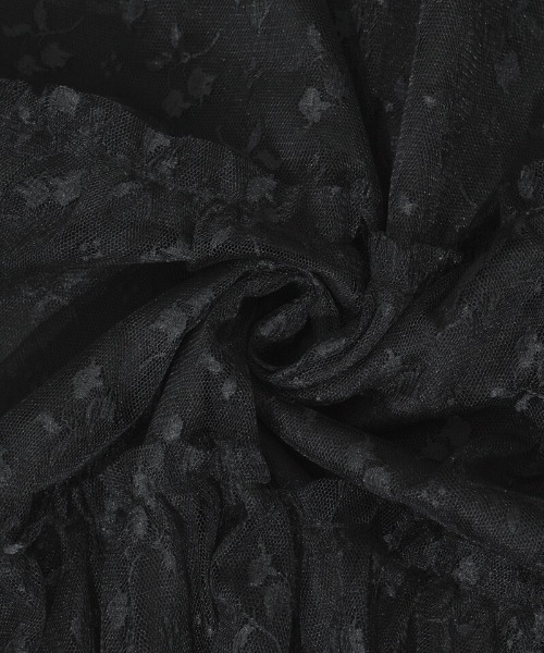 flower（フラワー）の「ブロッサムチュールスカート（スカート・レディース・アイボリー/ブラック・FREE）」の13枚目の写真