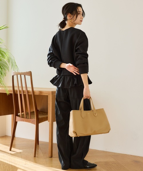 BARNYARDSTORM(バンヤードストーム)の「BARNYARDSTORM / ドッキングプルオーバー【WEB限定カラー】(Tシャツ/カットソー・レディース・ブラック/グレー/ホワイト系その他・FREE)」の9枚目の写真