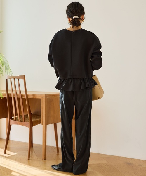 BARNYARDSTORM(バンヤードストーム)の「BARNYARDSTORM / ドッキングプルオーバー【WEB限定カラー】(Tシャツ/カットソー・レディース・ブラック/グレー/ホワイト系その他・FREE)」の10枚目の写真