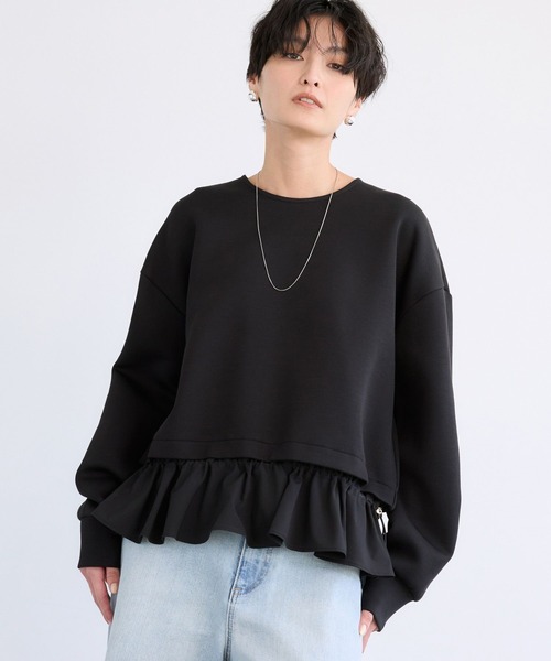 BARNYARDSTORM(バンヤードストーム)の「BARNYARDSTORM / ドッキングプルオーバー【WEB限定カラー】(Tシャツ/カットソー・レディース・ブラック/グレー/ホワイト系その他・FREE)」の17枚目の写真