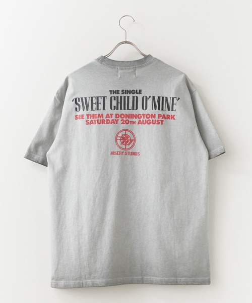 ALL RUNS（オールランズ）の「Rhinestone Design Crew Neck Band T-Shirt / ラインストーンデザイン クルーネック バンドTシャツ（Tシャツ/カットソー・メンズ・ブラック/グレー・M/L）」の21枚目の写真