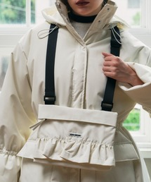 rainproof frill mini shoulder bag