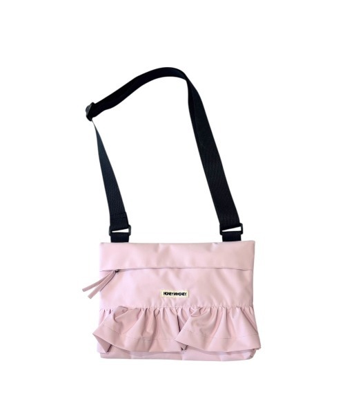 HONEY MI HONEY（ハニーミーハニー）の「rainproof frill mini shoulder bag（ショルダーバッグ・レディース・ブラック/ピンク/ホワイト・FREE）」の10枚目の写真