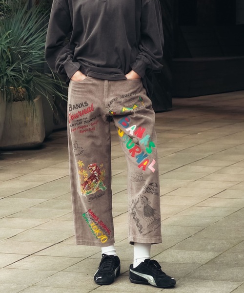 BANKS（バンクス）の「WOVEN / BANKS JOURNAL(バンクスジャーナル)ワークパンツブランドタグ（その他パンツ・メンズ・ベージュ/カーキ・LARGE/MEDIUM）」の16枚目の写真