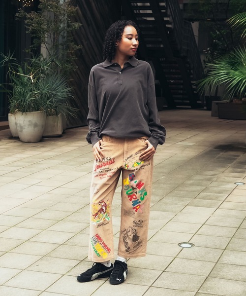 BANKS（バンクス）の「WOVEN / BANKS JOURNAL(バンクスジャーナル)ワークパンツブランドタグ（その他パンツ・メンズ・ベージュ/カーキ・LARGE/MEDIUM）」の4枚目の写真