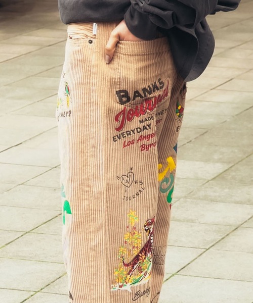 BANKS（バンクス）の「WOVEN / BANKS JOURNAL(バンクスジャーナル)ワークパンツブランドタグ（その他パンツ・メンズ・ベージュ/カーキ・LARGE/MEDIUM）」の10枚目の写真