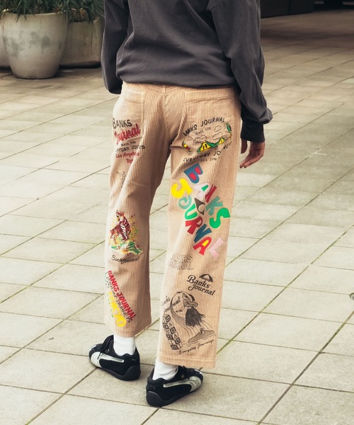 BANKS（バンクス）の「WOVEN / BANKS JOURNAL(バンクスジャーナル)ワークパンツブランドタグ（その他パンツ・メンズ・ベージュ/カーキ・LARGE/MEDIUM）」の8枚目の写真