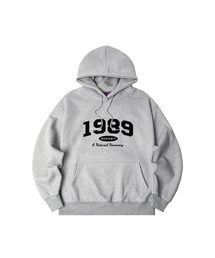 N/H DAILY CLOTHES オーバーサイズ 起毛 フードパーカー_グレー (SOH4-4NH1191)