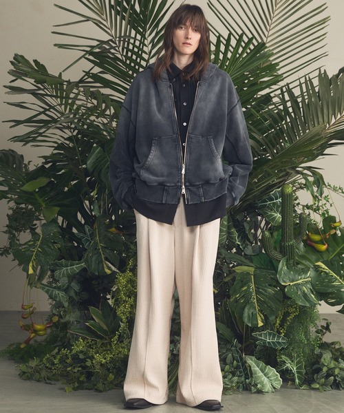 MAISON SPECIAL（メゾンスペシャル）の「《UNISEX》Prime-Over Layering Open Collar Shirt/プライムオーバーレイヤリングオープンカラーシャツ【MAISON SPECIAL/メゾンスペシャル】（シャツ/ブラウス・メンズ・グレイッシュベージュ/ブラック・2/1/0）」の7枚目の写真