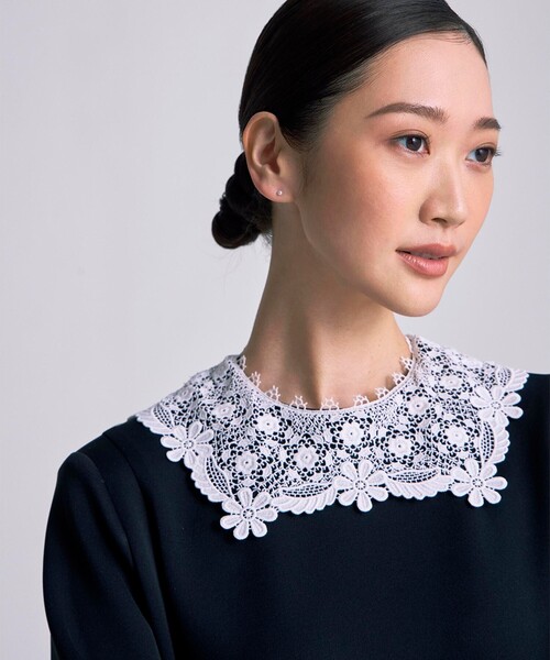 EFFE BEAMS（エッフェビームス）の「レース コンビ ワンピース（ワンピース・レディース・その他1・36/38）」の2枚目の写真