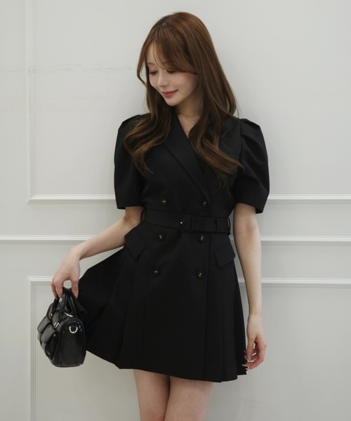 EIMY ISTOIRE(エイミーイストワール)の「【PRE ORDER】トレンチミニワンピース(ワンピース・レディース・グレー/ブラック/アイボリー・38/36)」の2枚目の写真