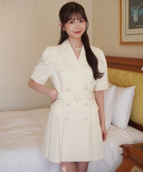 EIMY ISTOIRE(エイミーイストワール)の「【PRE ORDER】トレンチミニワンピース(ワンピース・レディース・グレー/ブラック/アイボリー・38/36)」の22枚目の写真