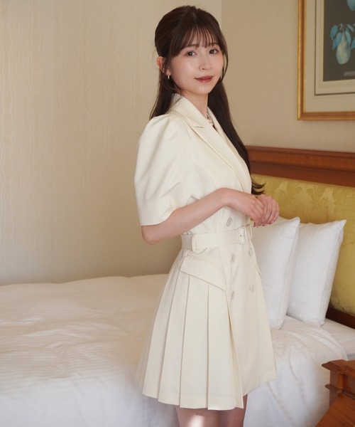 EIMY ISTOIRE(エイミーイストワール)の「【PRE ORDER】トレンチミニワンピース(ワンピース・レディース・グレー/ブラック/アイボリー・38/36)」の21枚目の写真