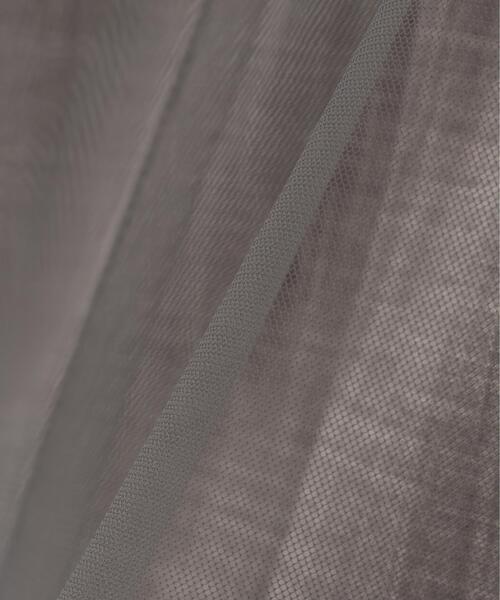 AULA AILA（アウラアイラ）の「AULA AILA/アウラアイラ/REVERSIBLE SHEER JACKET/リバーシブルシアージャケット（テーラードジャケット・レディース・ブラック/グレー・0）」の8枚目の写真