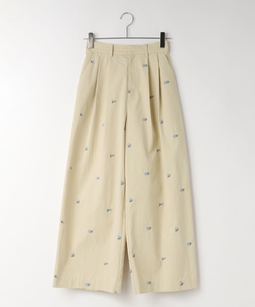 LOWRYS FARM（ローリーズファーム）の「Ｃ／Ｎシシュウタックワイドパンツ 655808（その他パンツ・レディース・ベージュ系その他・LARGE/MEDIUM）」の19枚目の写真