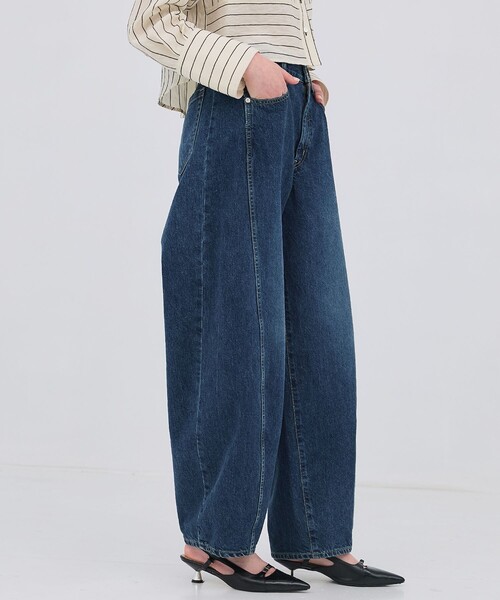 PUBLIC TOKYO（パブリックトウキョウ）の「【2026春新作】PUBLIC DENIM CURVE（デニムパンツ・レディース・ブルー/ライトブラック・3/2/1）」の22枚目の写真