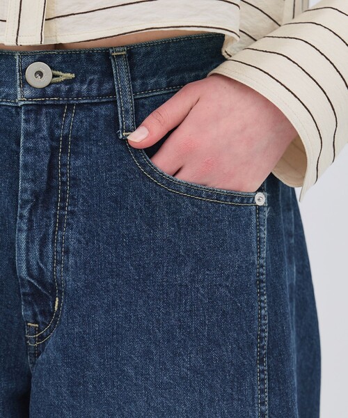 PUBLIC TOKYO（パブリックトウキョウ）の「【2026春新作】PUBLIC DENIM CURVE（デニムパンツ・レディース・ブルー/ライトブラック・3/2/1）」の10枚目の写真