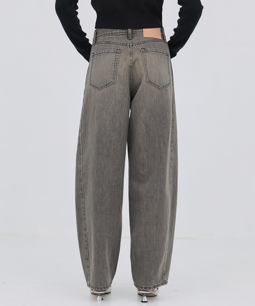 PUBLIC TOKYO（パブリックトウキョウ）の「【2026春新作】PUBLIC DENIM CURVE（デニムパンツ・レディース・ブルー/ライトブラック・3/2/1）」の18枚目の写真