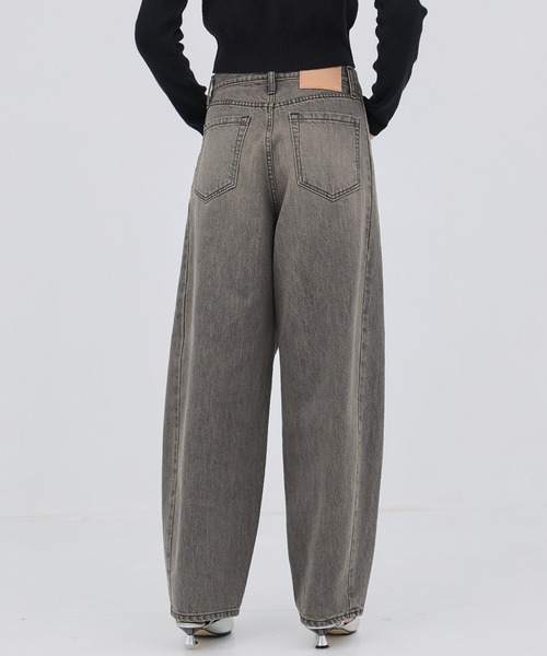 PUBLIC TOKYO（パブリックトウキョウ）の「【2026春新作】PUBLIC DENIM CURVE（デニムパンツ・レディース・ブルー/ライトブラック・3/2/1）」の17枚目の写真