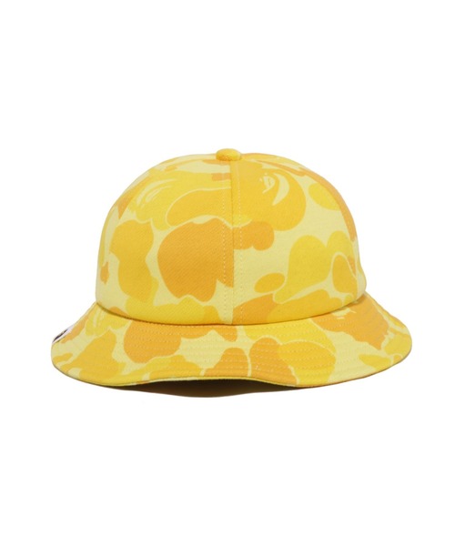 A BATHING APE(アベイシングエイプ)の「ABC CAMO BABY MILO HAT(ハット・キッズ・イエロー・FREE)」の2枚目の写真