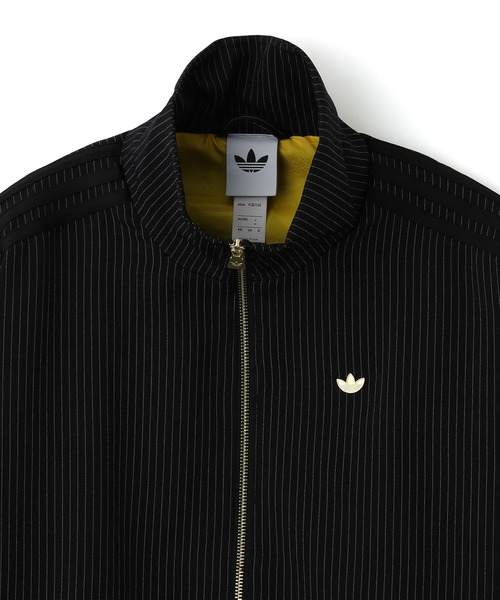adidas Originals（アディダスオリジナルス）の「adidas FIREBIRD LOOSE PINSTRIPES TRACK TOP DL799（ブルゾン・メンズ・ブラック/グレー・M/L/S）」の4枚目の写真