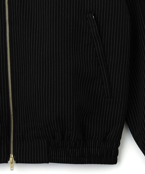 adidas Originals（アディダスオリジナルス）の「adidas FIREBIRD LOOSE PINSTRIPES TRACK TOP DL799（ブルゾン・メンズ・ブラック/グレー・M/L/S）」の6枚目の写真