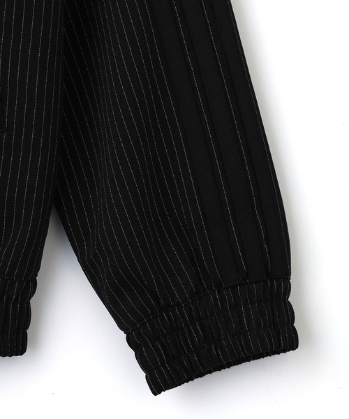 adidas Originals（アディダスオリジナルス）の「adidas FIREBIRD LOOSE PINSTRIPES TRACK TOP DL799（ブルゾン・メンズ・ブラック/グレー・M/L/S）」の8枚目の写真