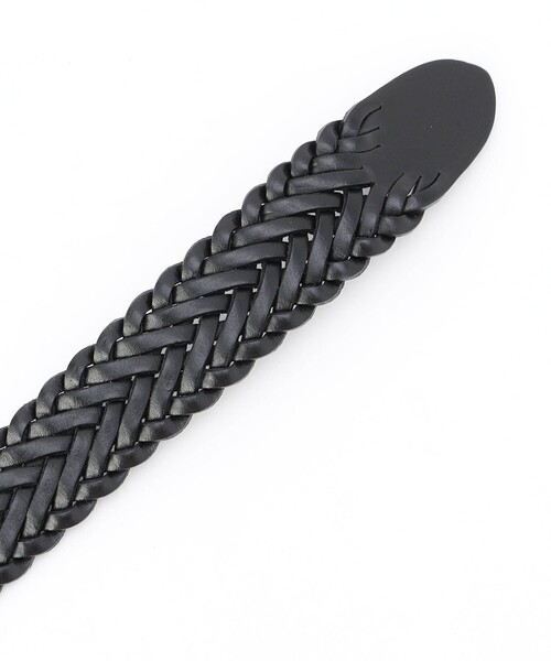 MONSIEUR NICOLE（ムッシュニコル）の「【ex/tra】レザーメッシュベルト（ベルト・メンズ・ブラック/ネイビー・FREE）」の5枚目の写真