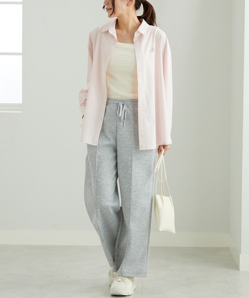 BELLUNA PLUS(ベルーナ)の「<E/A>ラッシュガードシャツ(シャツ/ブラウス・レディース・ブルー/ストライプ/ピンク・MEDIUM/LARGE/X-LARGE)」の11枚目の写真