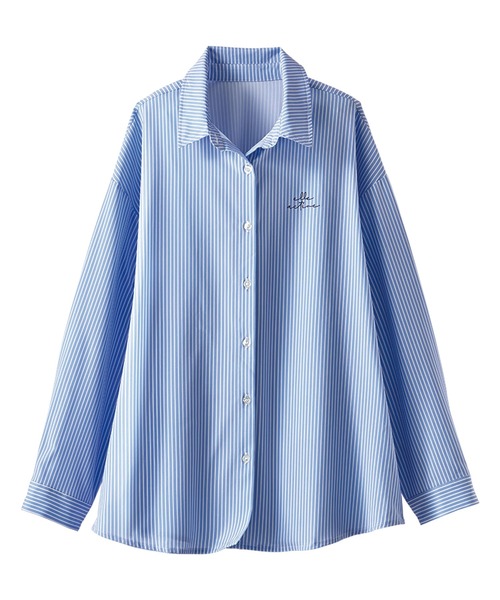 BELLUNA PLUS(ベルーナ)の「<E/A>ラッシュガードシャツ(シャツ/ブラウス・レディース・ブルー/ストライプ/ピンク・MEDIUM/LARGE/X-LARGE)」の21枚目の写真
