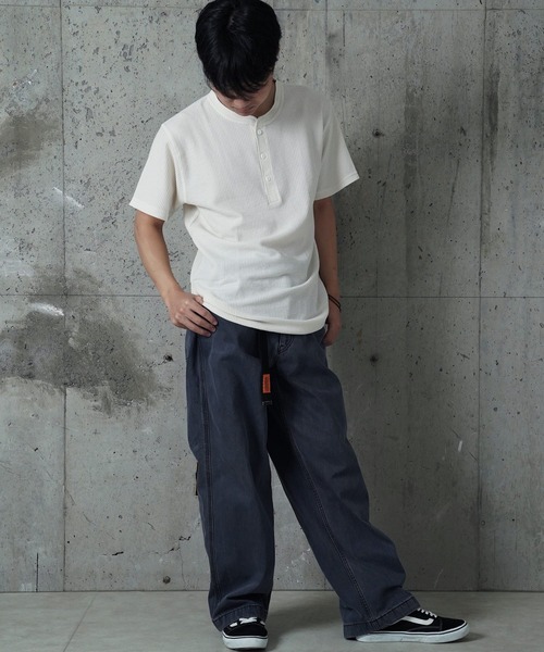JEMORGAN(ジェーイーモーガン)の「"04"≪JEMORGAN≫パックT ワッフル ヘンリーネック 半袖Tシャツ(Tシャツ/カットソー・メンズ・オフホワイト/ブラック/アイボリー・SMALL/MEDIUM/LARGE/X-LARGE)」の17枚目の写真
