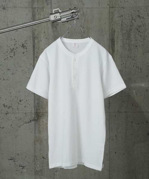 JEMORGAN(ジェーイーモーガン)の「"04"≪JEMORGAN≫パックT ワッフル ヘンリーネック 半袖Tシャツ(Tシャツ/カットソー・メンズ・オフホワイト/ブラック/アイボリー・SMALL/MEDIUM/LARGE/X-LARGE)」の13枚目の写真