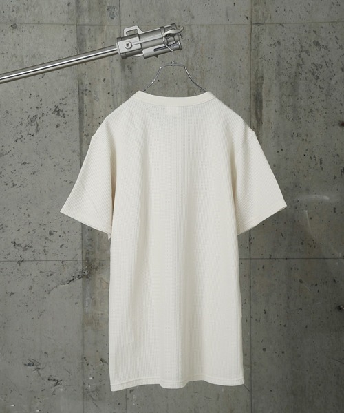 JEMORGAN(ジェーイーモーガン)の「"04"≪JEMORGAN≫パックT ワッフル ヘンリーネック 半袖Tシャツ(Tシャツ/カットソー・メンズ・オフホワイト/ブラック/アイボリー・SMALL/MEDIUM/LARGE/X-LARGE)」の11枚目の写真