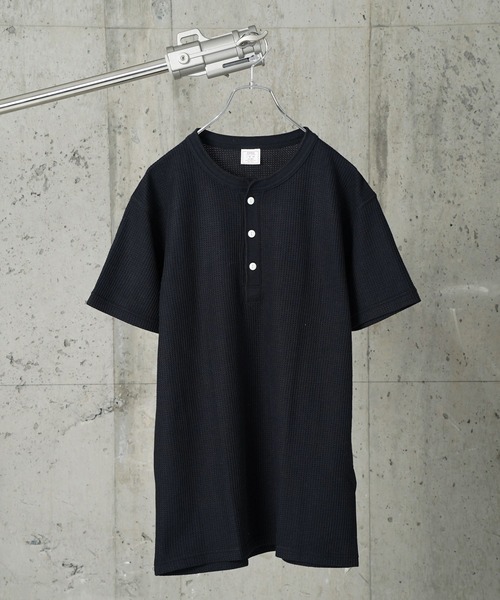 JEMORGAN(ジェーイーモーガン)の「"04"≪JEMORGAN≫パックT ワッフル ヘンリーネック 半袖Tシャツ(Tシャツ/カットソー・メンズ・オフホワイト/ブラック/アイボリー・SMALL/MEDIUM/LARGE/X-LARGE)」の10枚目の写真