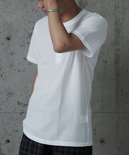 JEMORGAN(ジェーイーモーガン)の「"04"≪JEMORGAN≫パックT ワッフル ヘンリーネック 半袖Tシャツ(Tシャツ/カットソー・メンズ・オフホワイト/ブラック/アイボリー・SMALL/MEDIUM/LARGE/X-LARGE)」の20枚目の写真