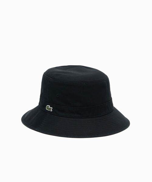 LACOSTE（ラコステ）の「ウォッシュドコットンバケットハット（ハット・メンズ・ブラック/ベージュ・FREE）」の7枚目の写真