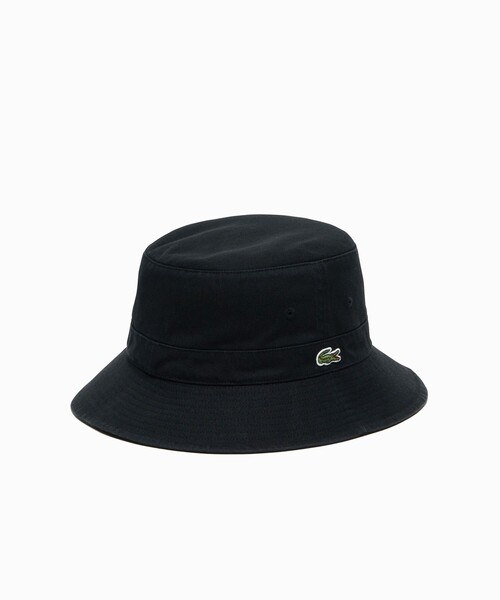 LACOSTE（ラコステ）の「ウォッシュドコットンバケットハット（ハット・メンズ・ブラック/ベージュ・FREE）」の8枚目の写真