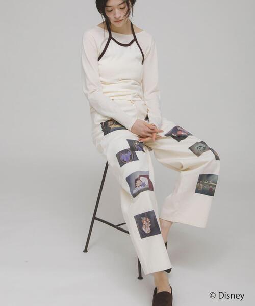 KBF（ケイビーエフ）の「Snow White/プリントパンツ（その他パンツ・レディース・アイボリー/チャコールグレー・ONE）」の8枚目の写真