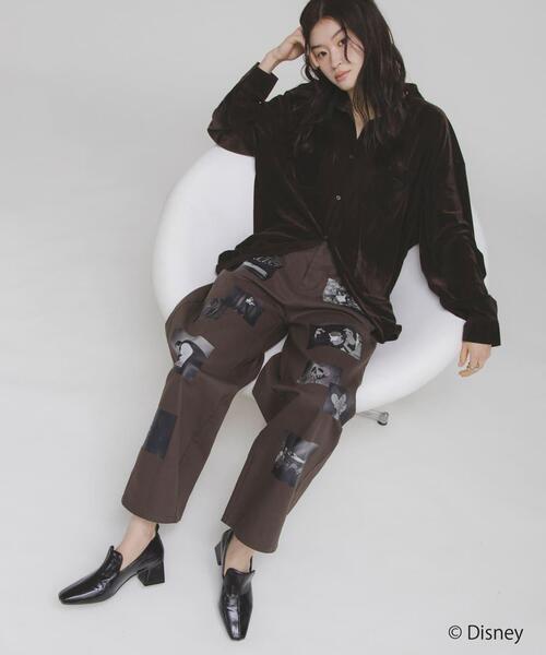 KBF（ケイビーエフ）の「Snow White/プリントパンツ（その他パンツ・レディース・アイボリー/チャコールグレー・ONE）」の18枚目の写真