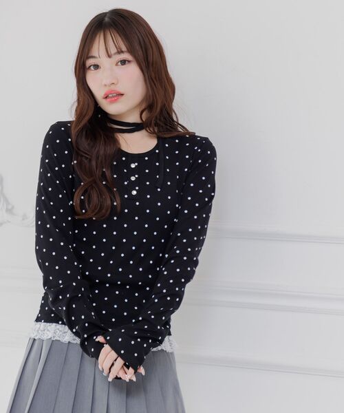 ems excite(エムズエキサイト)の「ホルター付アソートCT(Tシャツ/カットソー・レディース・ホワイト/ブラック系その他/グレー系その他・FREE)」の16枚目の写真