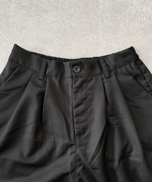 SHEPP(シープ)の「【26年春夏新作】2タックハーフスラックス(スラックス・メンズ・グレー/ブラック・M/L)」の8枚目の写真