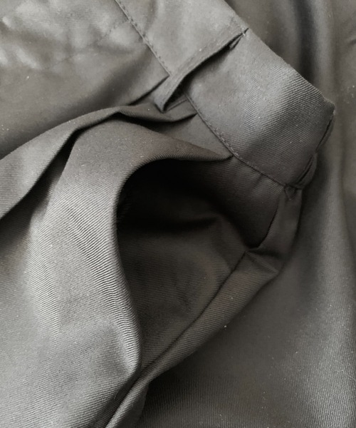 SHEPP(シープ)の「【26年春夏新作】2タックハーフスラックス(スラックス・メンズ・グレー/ブラック・M/L)」の12枚目の写真