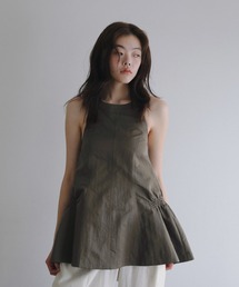 anuke | Ribbon Peplum Tops(Tシャツ/カットソー)
