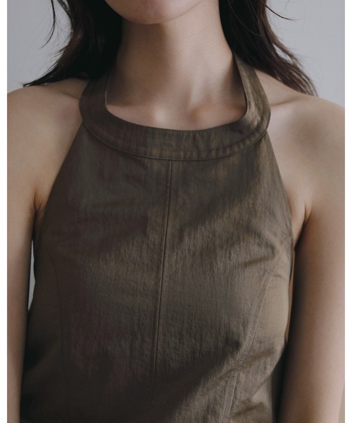 anuke（アンヌーク）の「Ribbon Peplum Tops（Tシャツ/カットソー・レディース・ブラウン/ブラック・FREE）」の10枚目の写真
