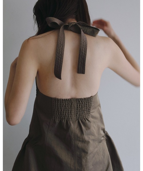 anuke（アンヌーク）の「Ribbon Peplum Tops（Tシャツ/カットソー・レディース・ブラウン/ブラック・FREE）」の11枚目の写真