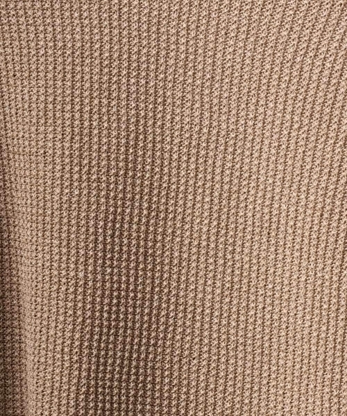 MICHEL KLEIN（ミッシェル・クラン）の「ホールガーメント(R)ラグランラメニット（ニット/セーター・レディース・ベージュ/ホワイト/ダークインディゴブルー・38/40）」の13枚目の写真