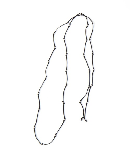 BAYFLOW（ベイフロー）の「スエードビーズチョーカー（チョーカー・レディース・ブラック/ナチュラル・FREE）」の3枚目の写真