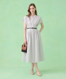 ANAYI（アナイ）の「サッカーストレッチタックフレア ワンピース（ワンピース）」