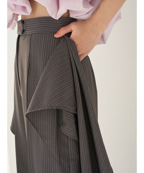 SNIDEL（スナイデル）の「リボン2wayデザインパンツ（その他パンツ・レディース・ブラック/ベージュ/グレー・1/0）」の13枚目の写真